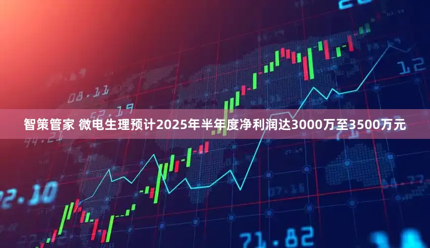 智策管家 微电生理预计2025年半年度净利润达3000万至3500万元