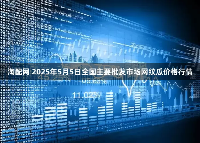 淘配网 2025年5月5日全国主要批发市场网纹瓜价格行情